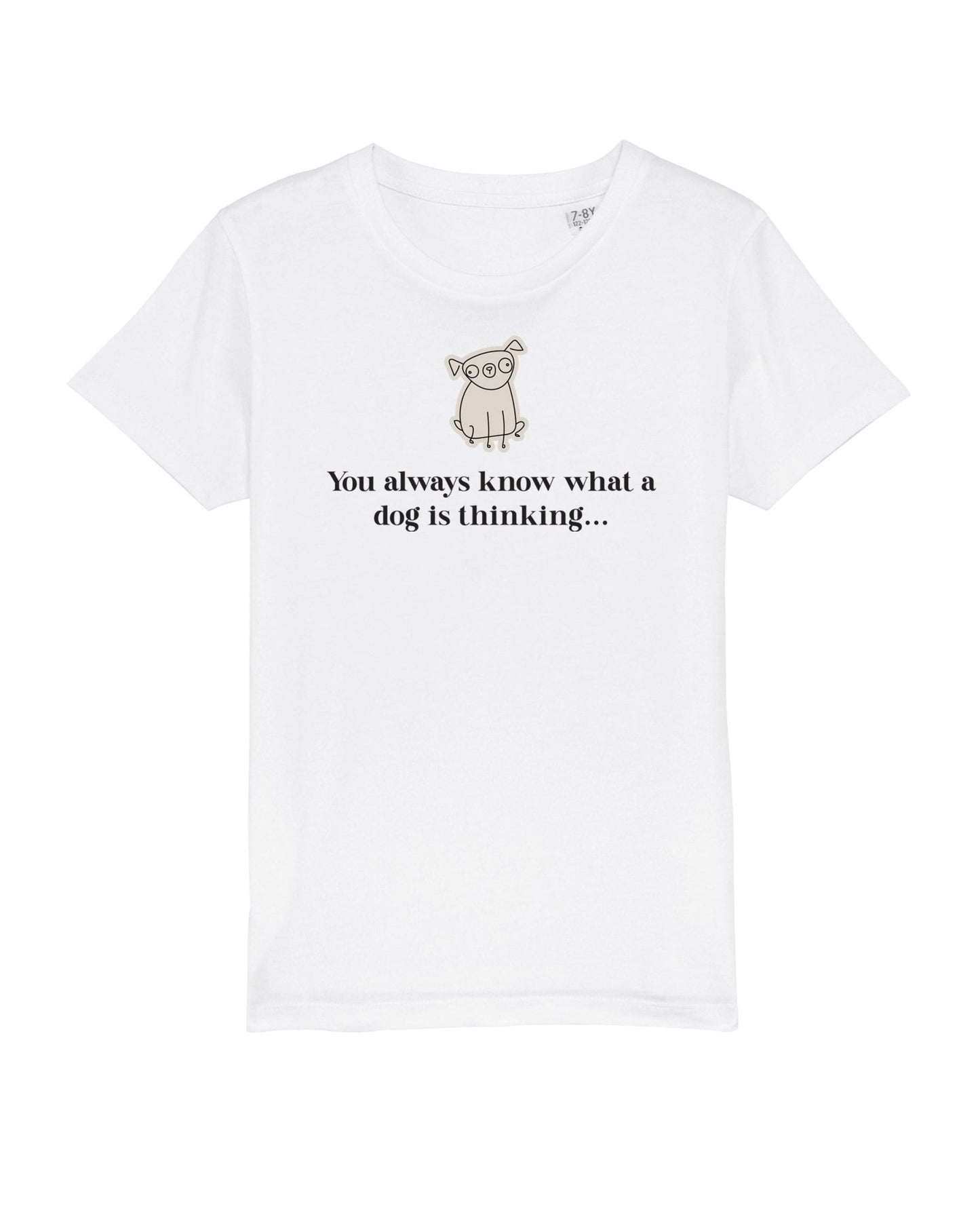 Organic Cotton 'The Psychic' Kids Funny Dog T-shirt - Funny Animal Shirt