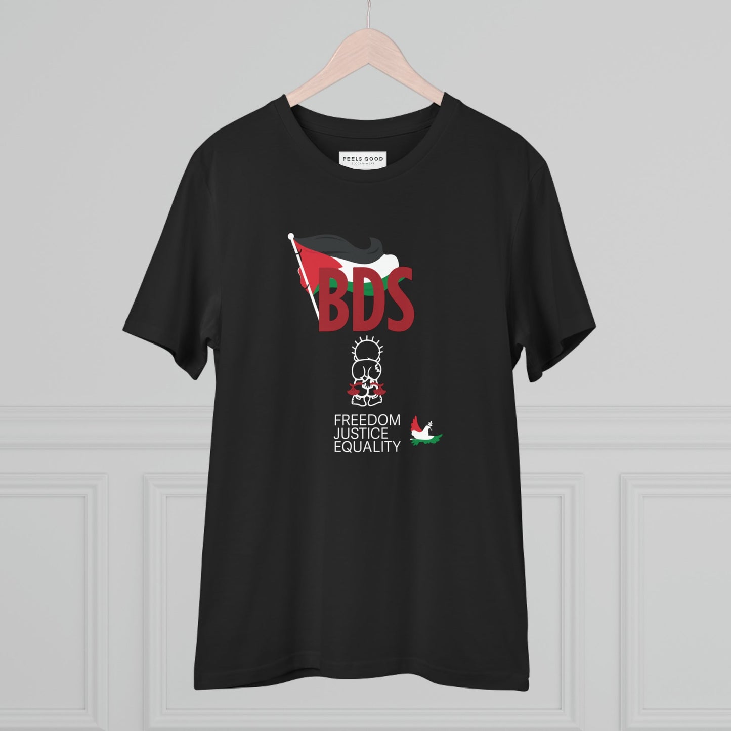 Palestine 'BDS Boycott' Organic Cotton T-shirt - alquds