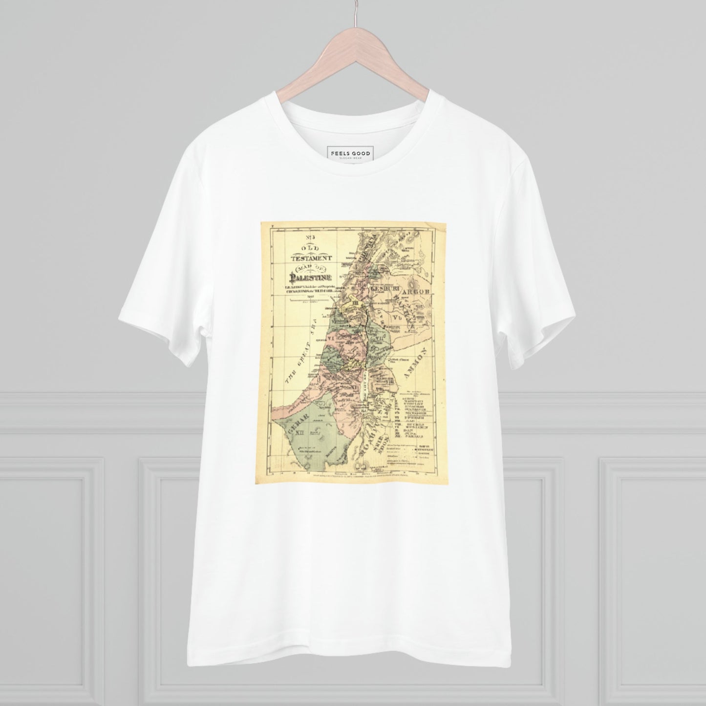 Palestine 'Rightful Map' Organic Cotton T-shirt - alquds