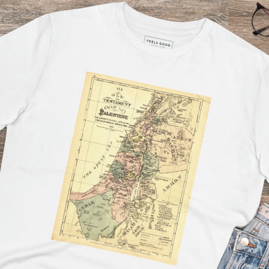 Palestine 'Rightful Map' Organic Cotton T-shirt - alquds