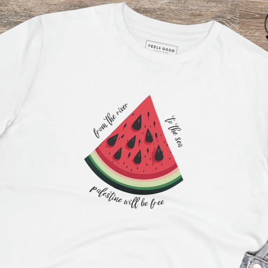 Palestine 'Watermelon' Organic Cotton T-shirt - alquds