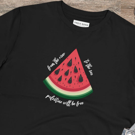 Palestine 'Watermelon' Organic Cotton T-shirt - alquds