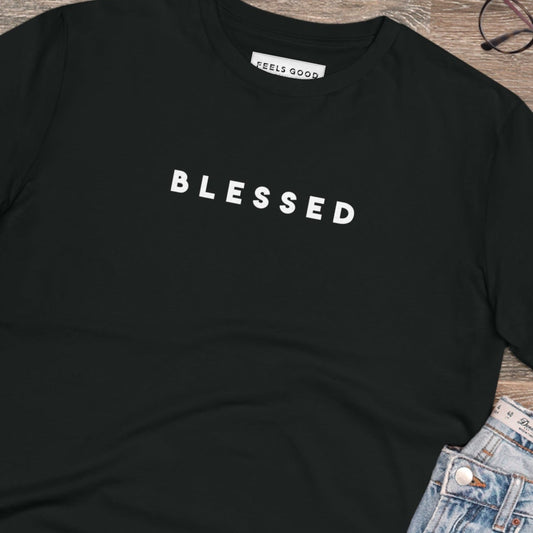 Positive 'Blessed' Organic Cotton T-shirt - Eco Tee