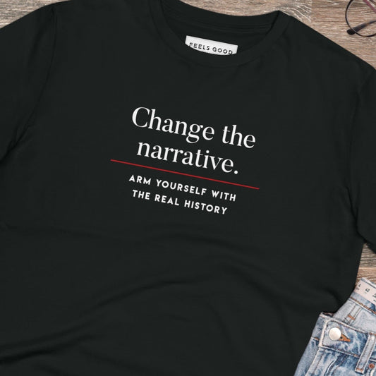 Positive 'Change History' Organic Cotton T-shirt - Change Tshirt