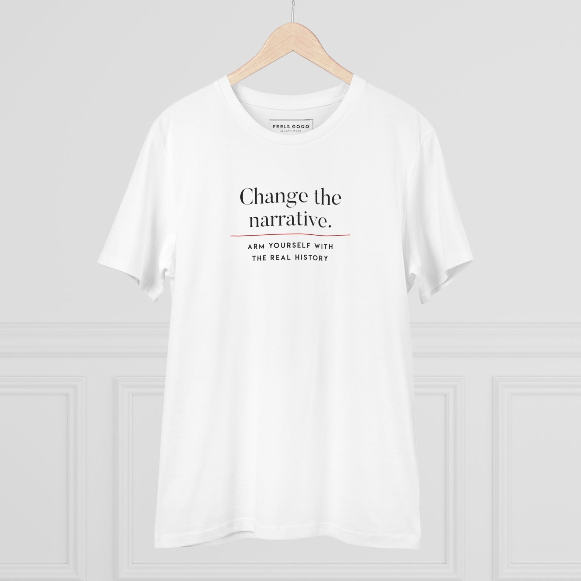 Positive 'Change History' Organic Cotton T-shirt - Change Tshirt