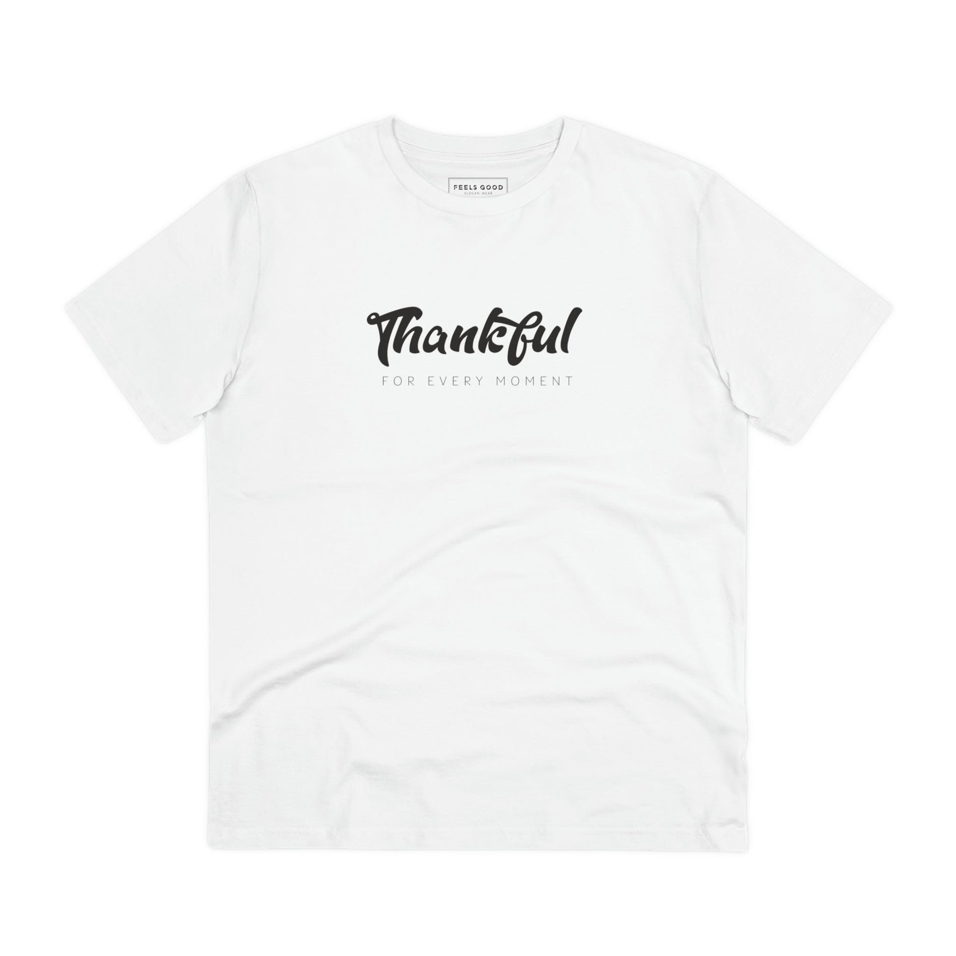 Positive 'Thankful' Organic Cotton T-shirt - Fun Tshirt