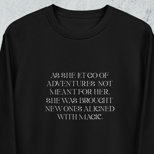 Quotes 'Kismet' Organic Cotton Sweatshirt - Equality Sweatshirt