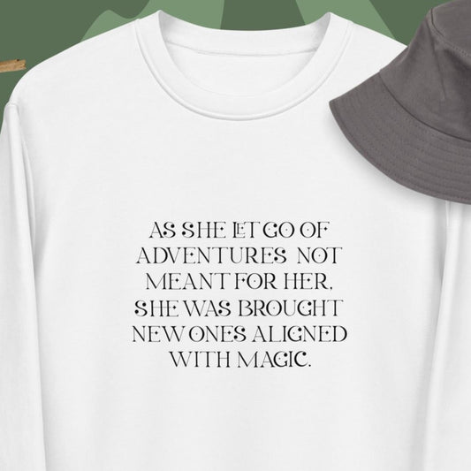 Quotes 'Kismet' Organic Cotton Sweatshirt - Equality Sweatshirt