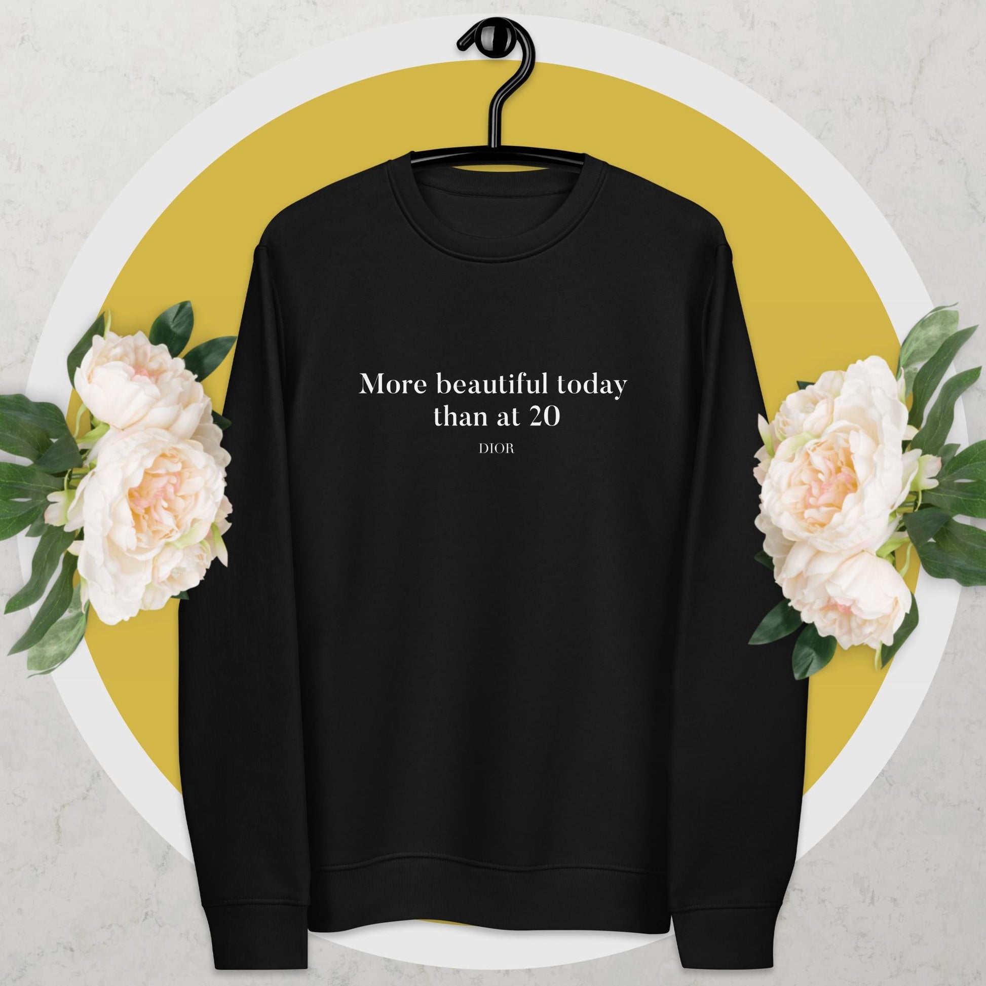 Quotes 'More Beautiful Now' Dior Organic Cotton Sweatshirt - Dior Sweatshirt