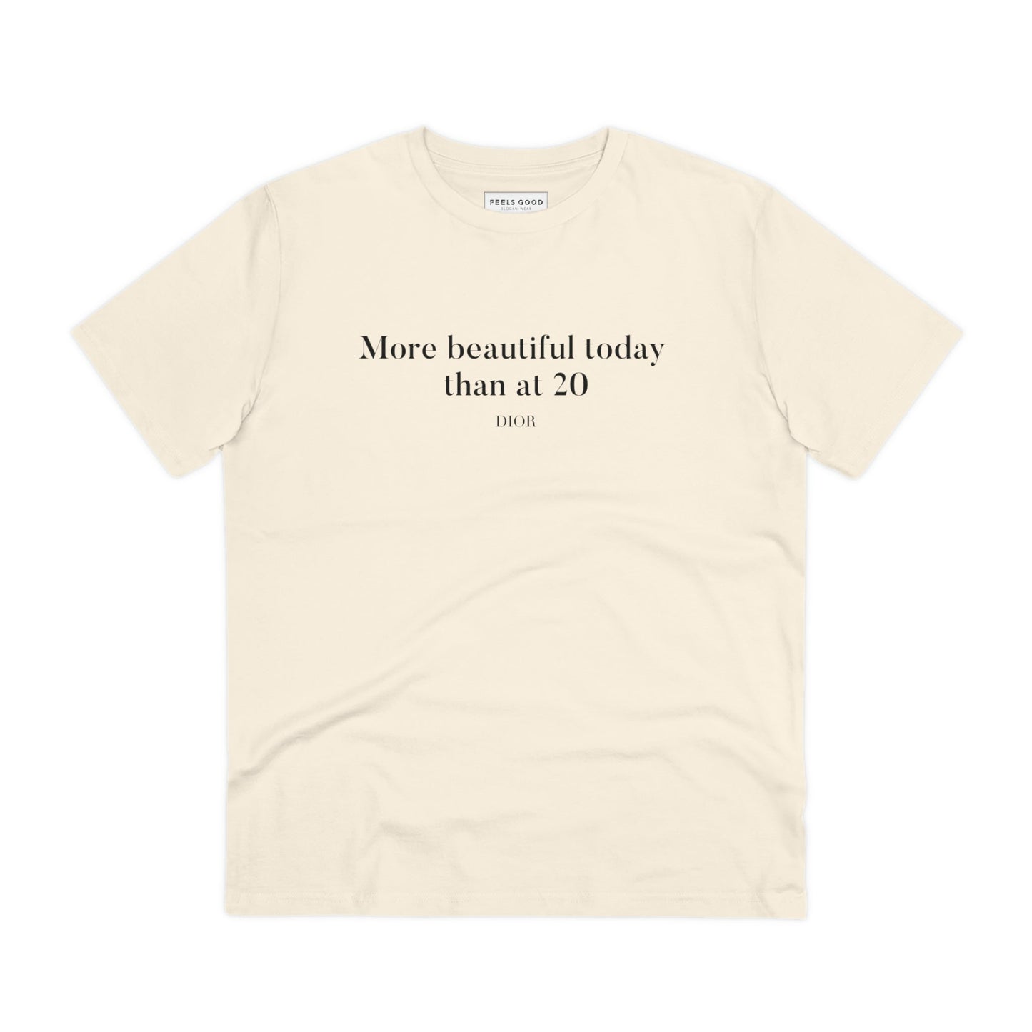 Quotes 'More Beautiful Now' Dior Organic Cotton T-shirt - Dior Tshirt