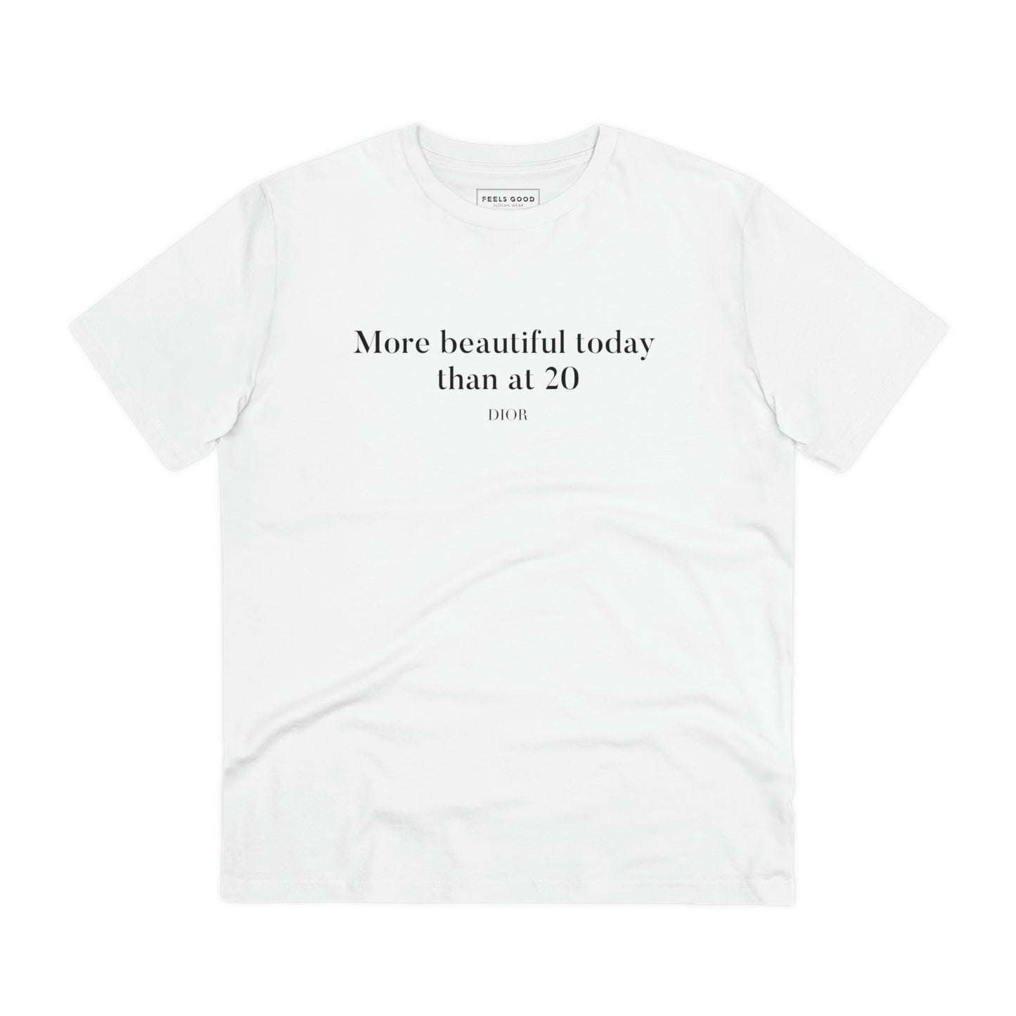 Quotes 'More Beautiful Now' Dior Organic Cotton T-shirt - Dior Tshirt