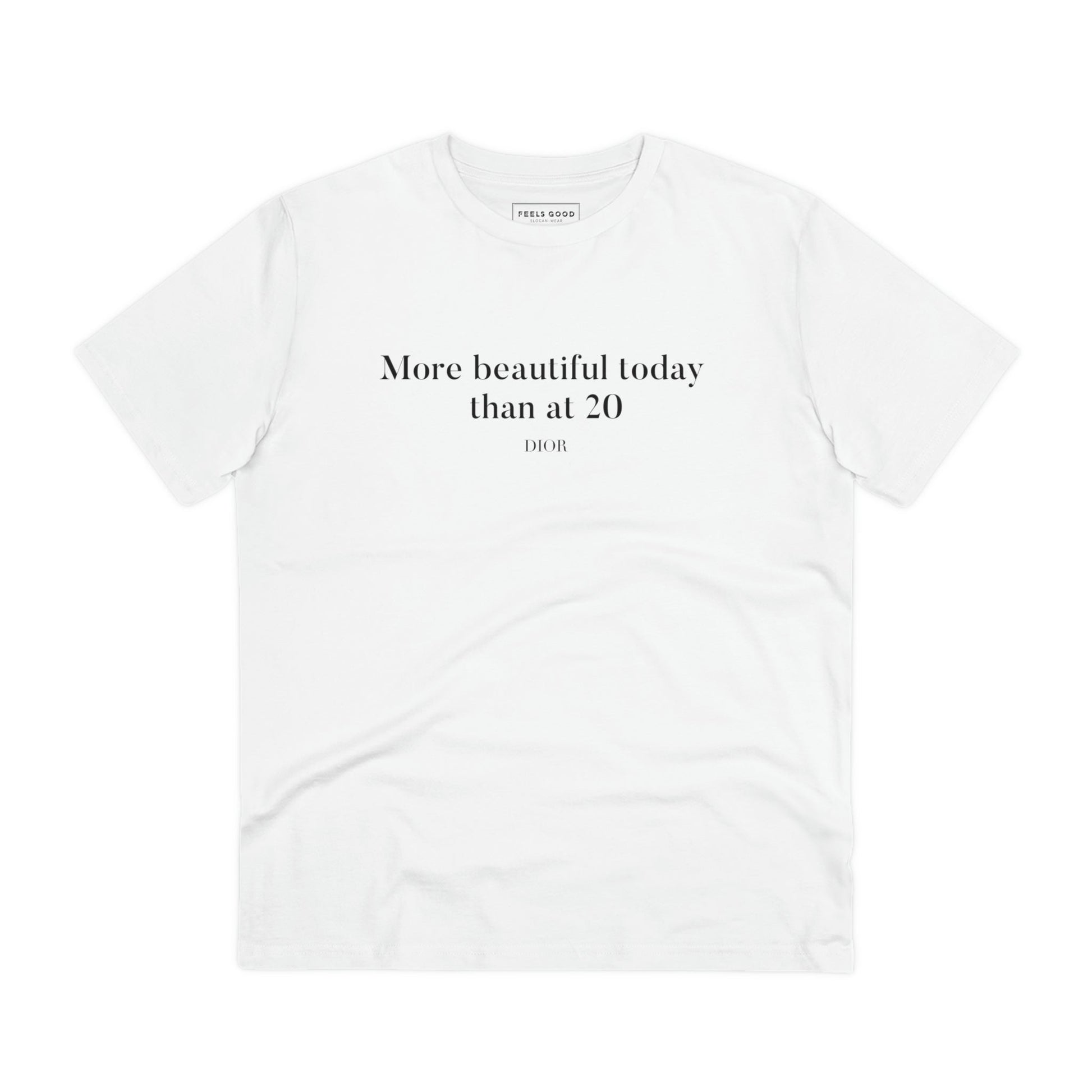 Quotes 'More Beautiful Now' Dior Organic Cotton T-shirt - Dior Tshirt