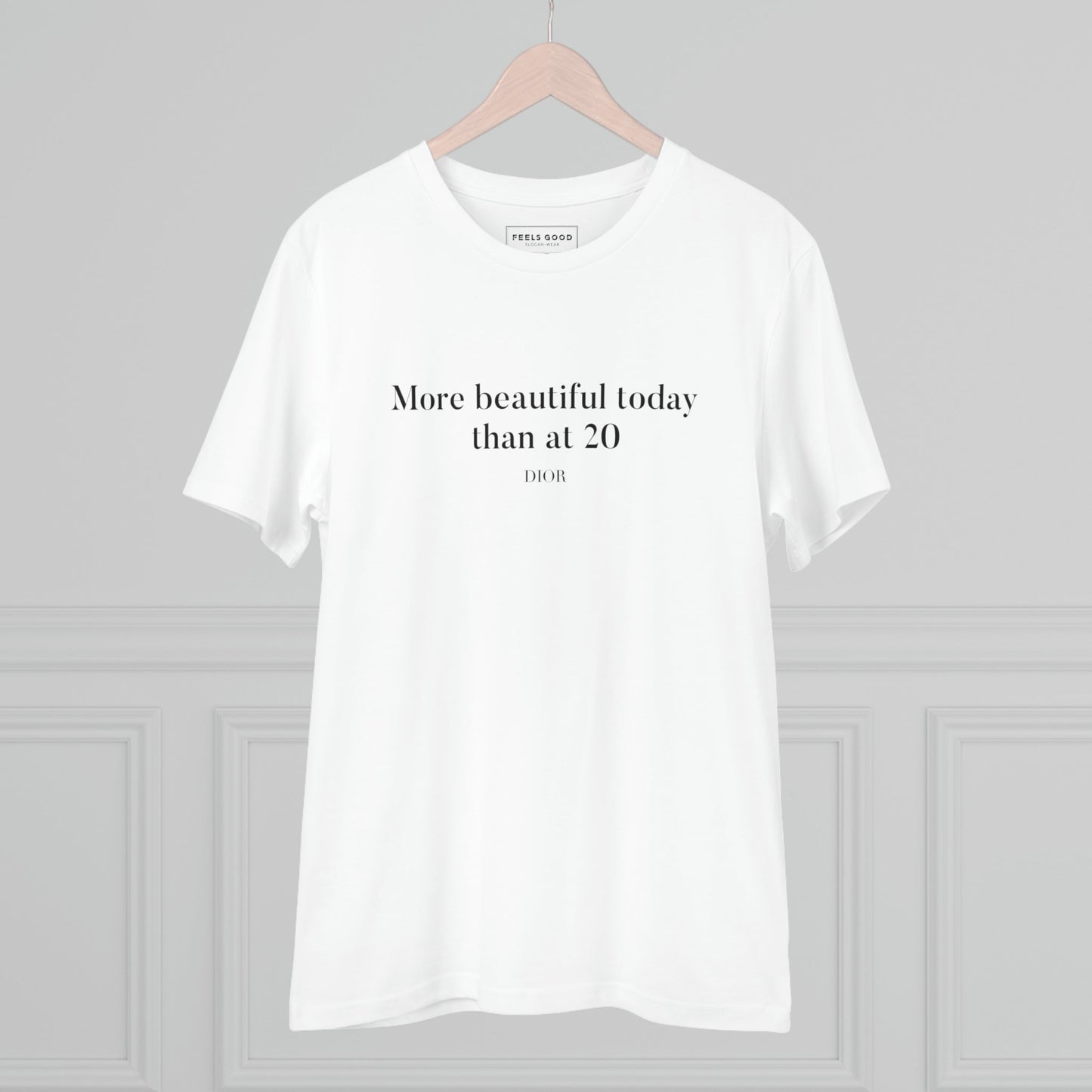 Quotes 'More Beautiful Now' Dior Organic Cotton T-shirt - Dior Tshirt