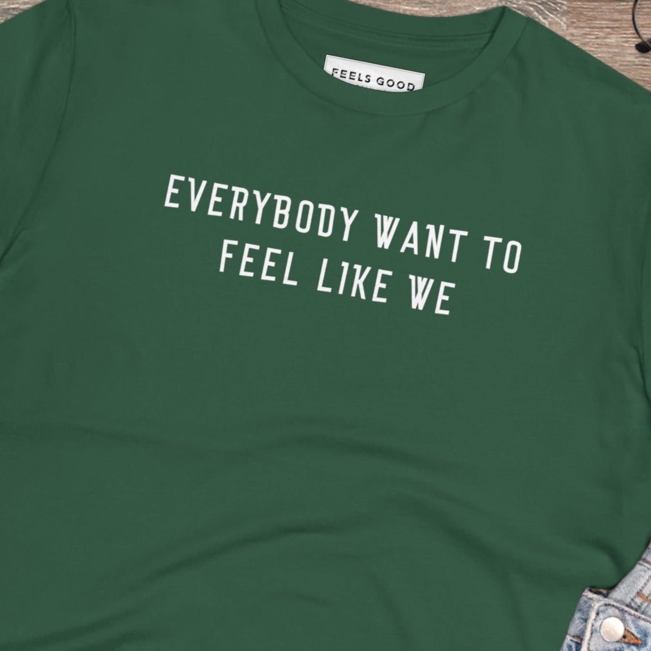 Reggae 'Feel Like We' Organic Cotton T-shirt - Hip Hop Tshirt