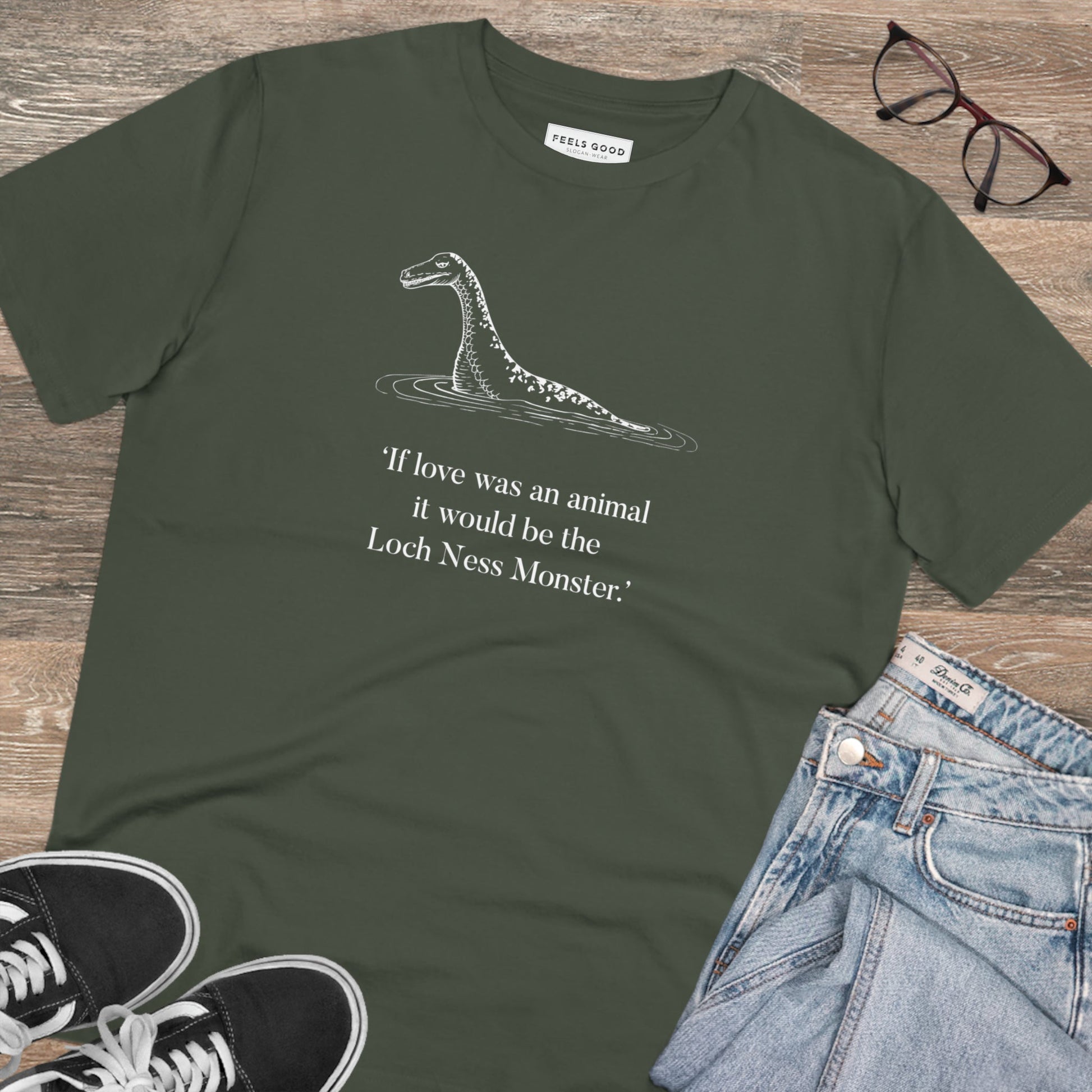 Scotland 'Nessie' Organic Cotton T-shirt - Eco Tshirt