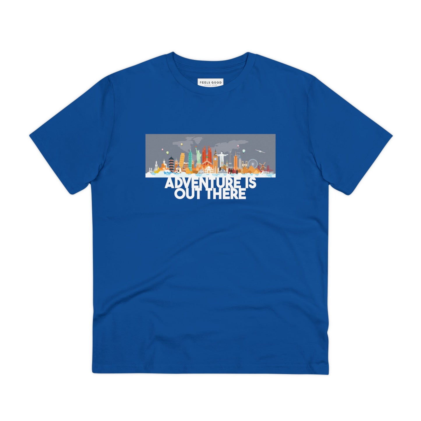 Travel 'Adventure Is Out There' Organic Cotton T-shirt - Destination Tshirt