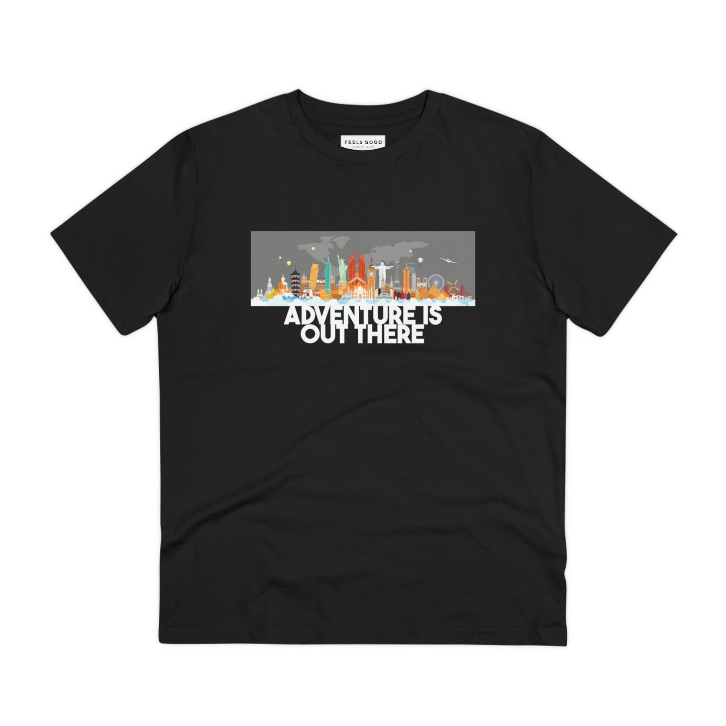 Travel 'Adventure Is Out There' Organic Cotton T-shirt - Destination Tshirt