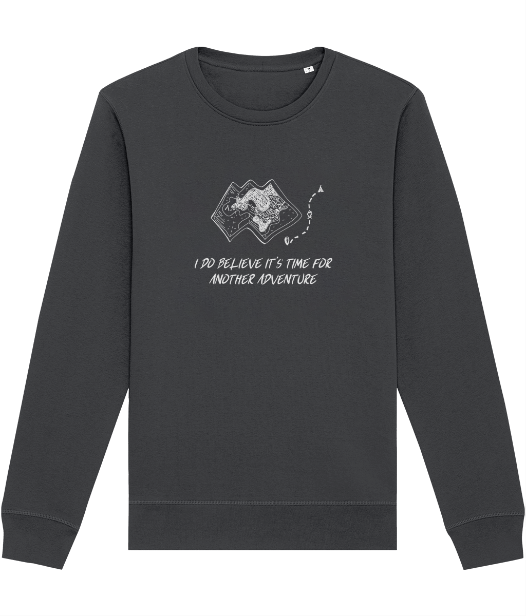 Travel 'Another Adventure' Organic Cotton Sweatshirt - Earth Sweatshirt