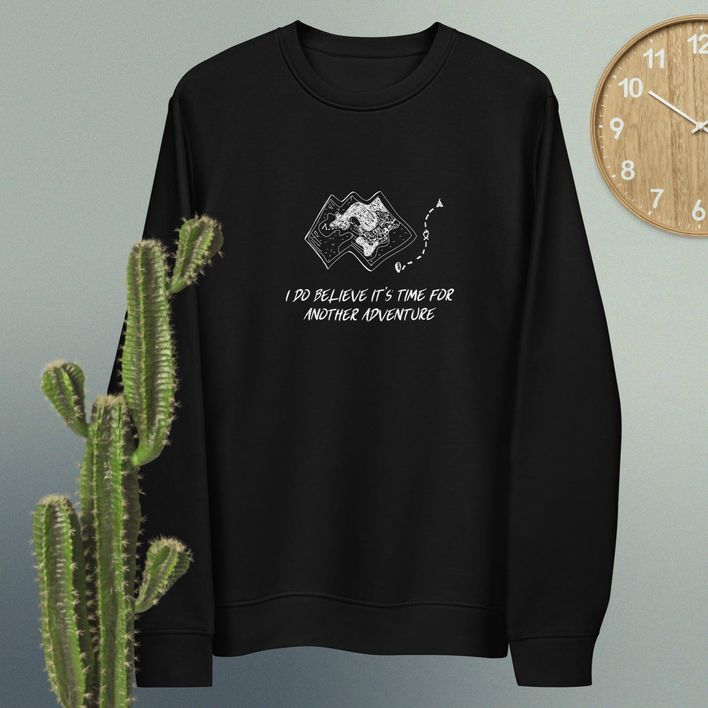 Travel 'Another Adventure' Organic Cotton Sweatshirt - Earth Sweatshirt