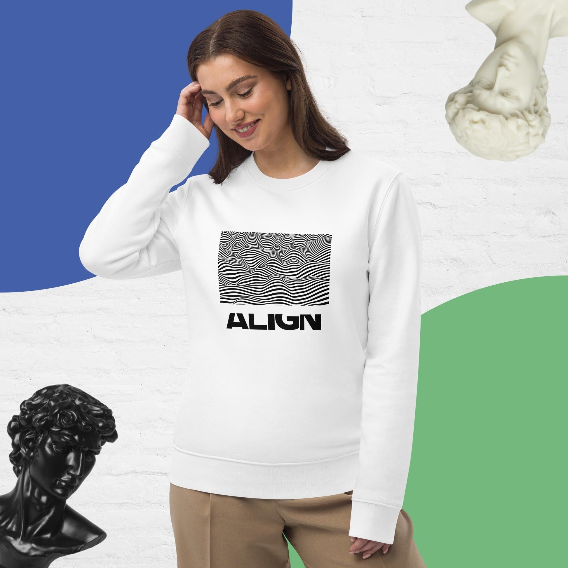 Urban 'Align' Organic Cotton Sweatshirt - Eco Sweatshirt