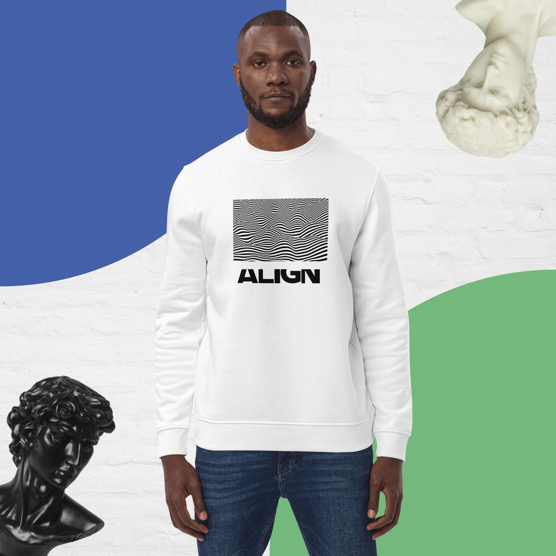 Urban 'Align' Organic Cotton Sweatshirt - Eco Sweatshirt