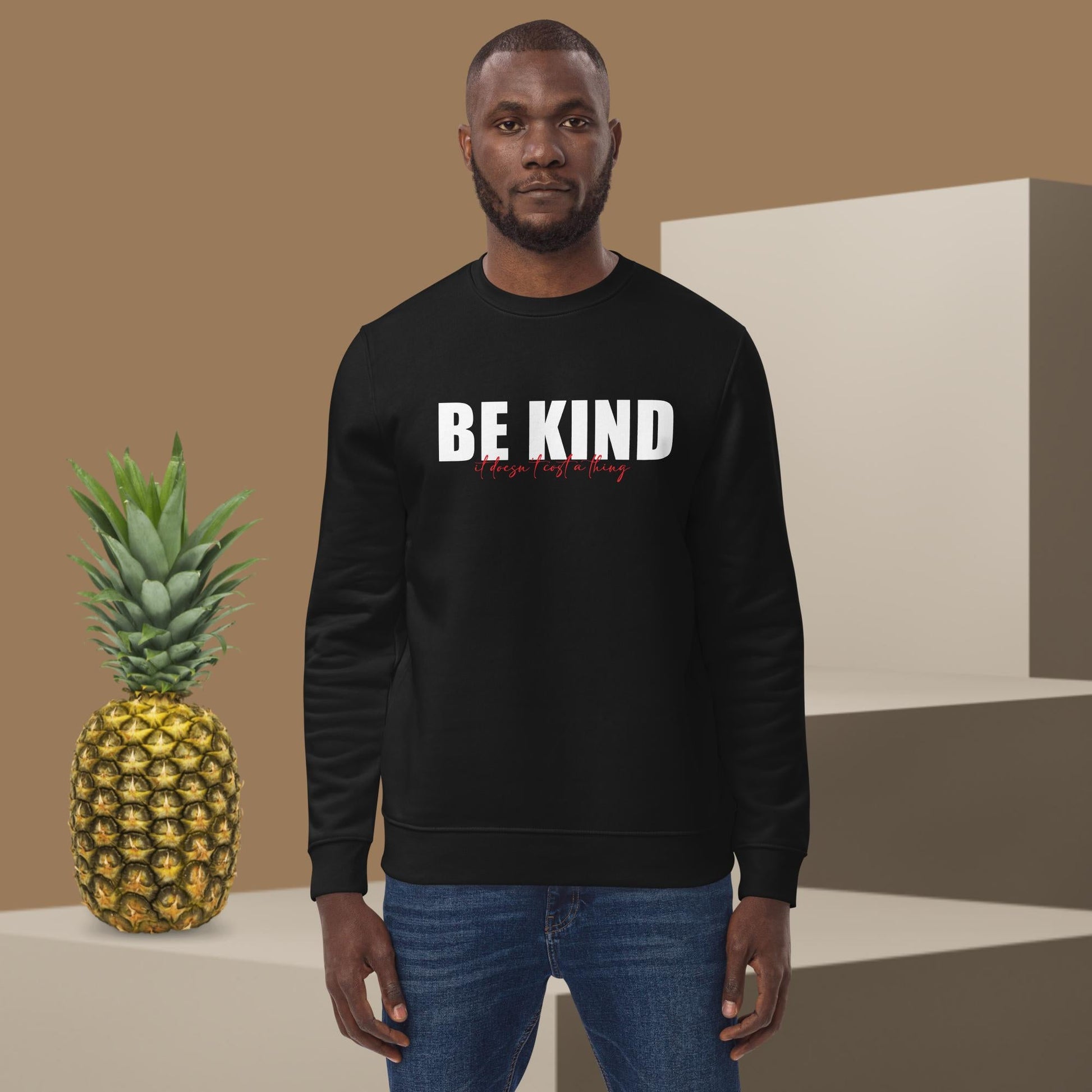 Urban 'Be Kind, It's Free' Organic Cotton Sweatshirt - Eco Sweatshirt