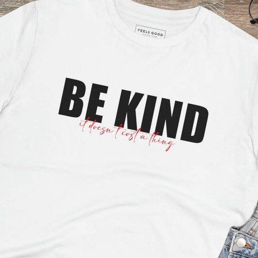 Urban 'Be Kind, It's Free' Organic Cotton T-shirt - Eco Tshirt