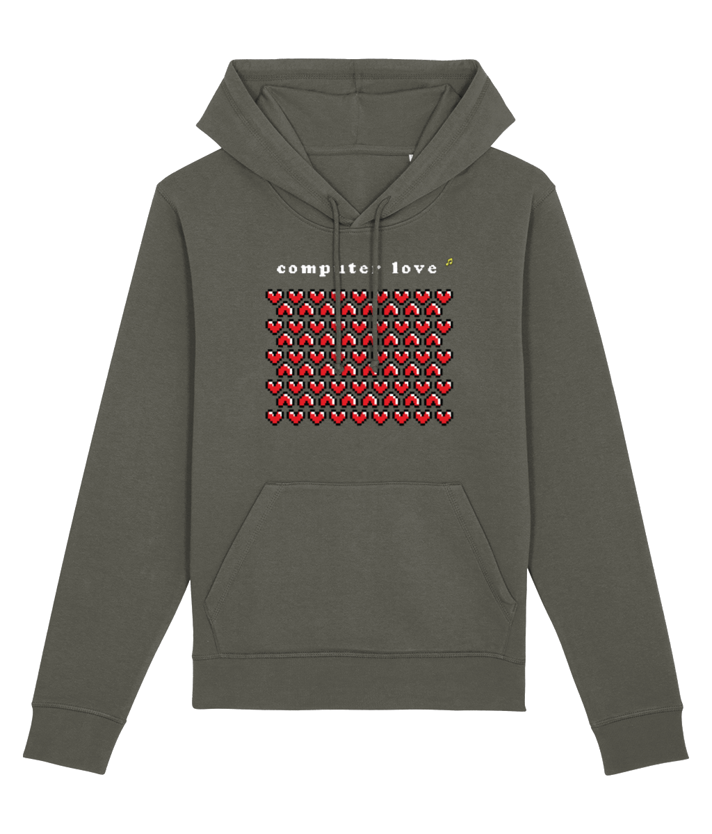 Urban 'Computer Love' Organic Cotton Hoodie - Computer Love Hoodie