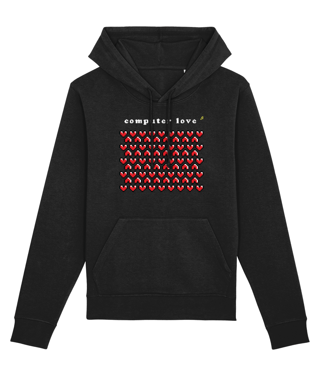 Urban 'Computer Love' Organic Cotton Hoodie - Computer Love Hoodie