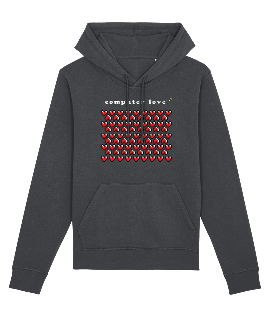 Urban 'Computer Love' Organic Cotton Hoodie - Computer Love Hoodie