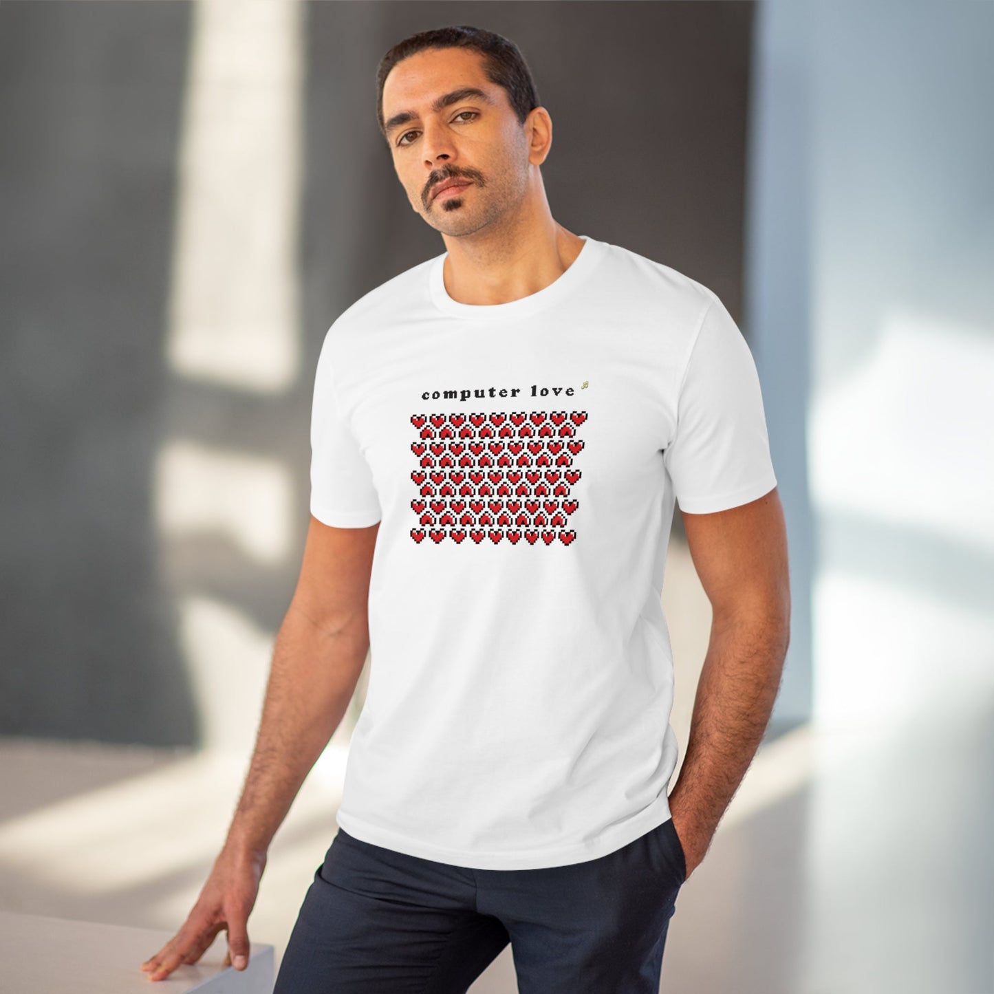 Urban 'Computer Love' Organic Cotton T-shirt - Cool Tshirt