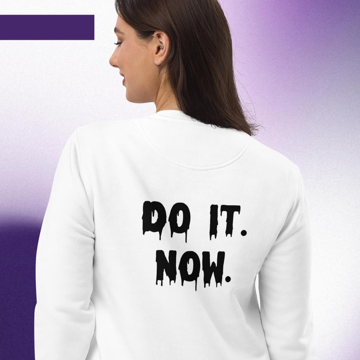 Urban 'Do it Now' Organic Cotton Sweatshirt - Eco Sweatshirt