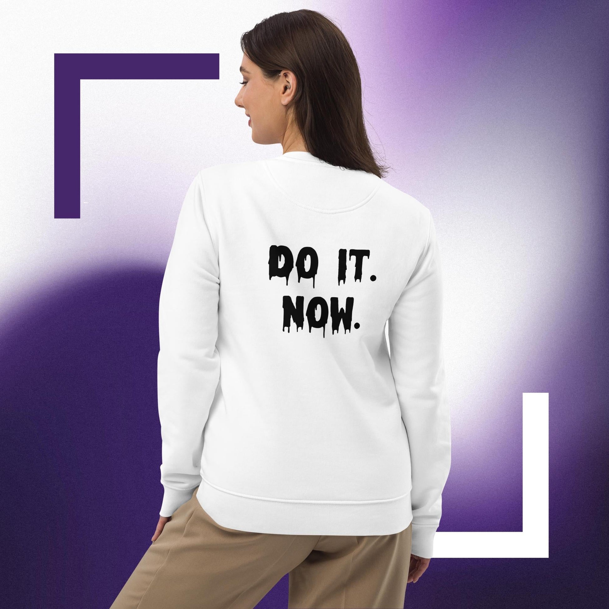 Urban 'Do it Now' Organic Cotton Sweatshirt - Eco Sweatshirt