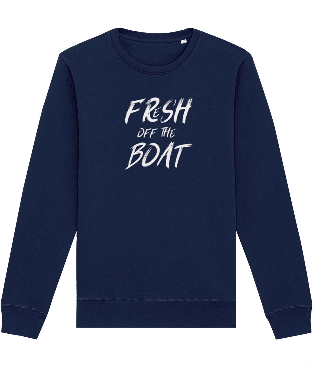 Urban 'Fresh Off The Boat' Organic Cotton Sweatshirt - Fun Sweatshirt