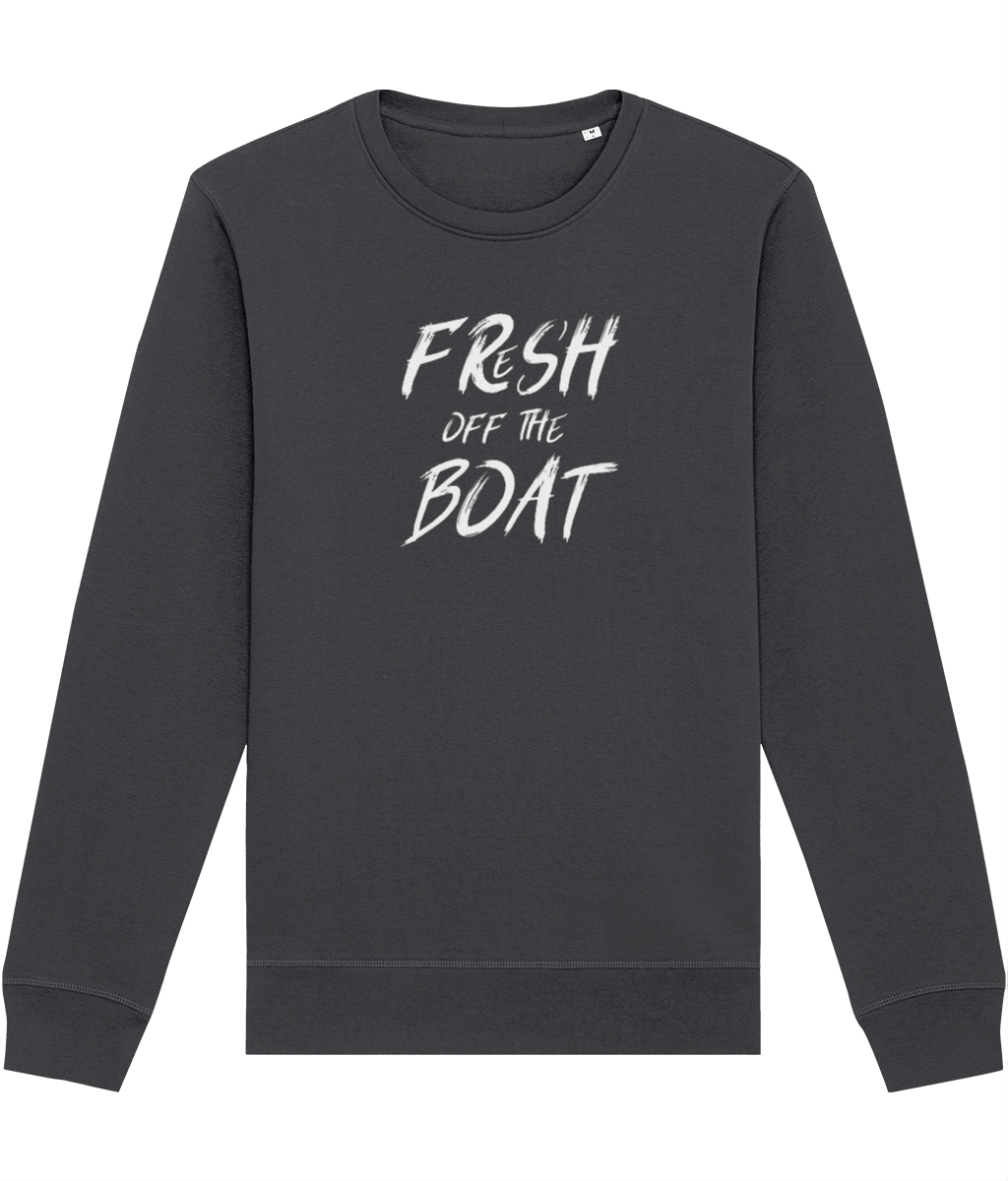 Urban 'Fresh Off The Boat' Organic Cotton Sweatshirt - Fun Sweatshirt