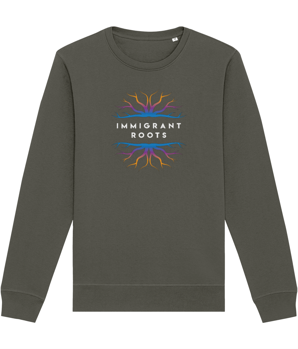 Urban 'Immigrant Roots' Organic Cotton Sweatshirt - Eco Sweatshirt