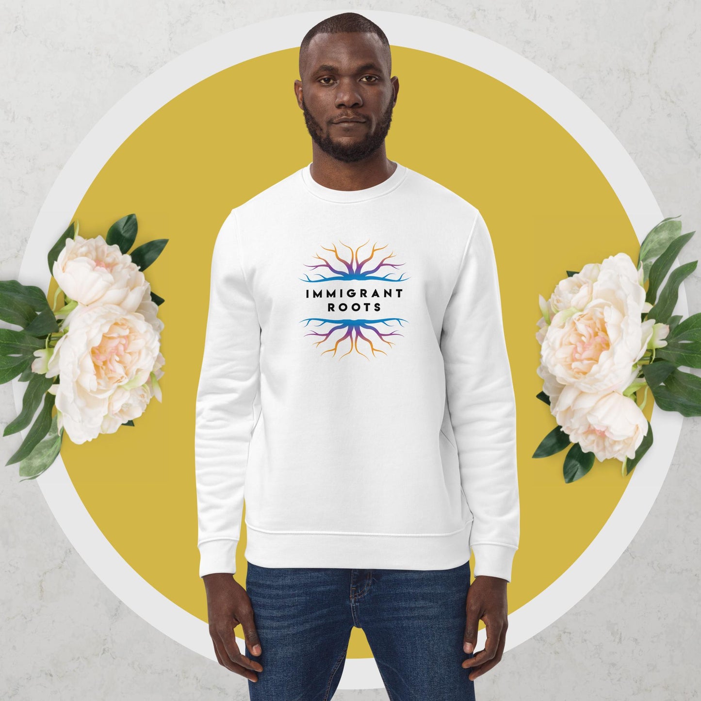 Urban 'Immigrant Roots' Organic Cotton Sweatshirt - Eco Sweatshirt