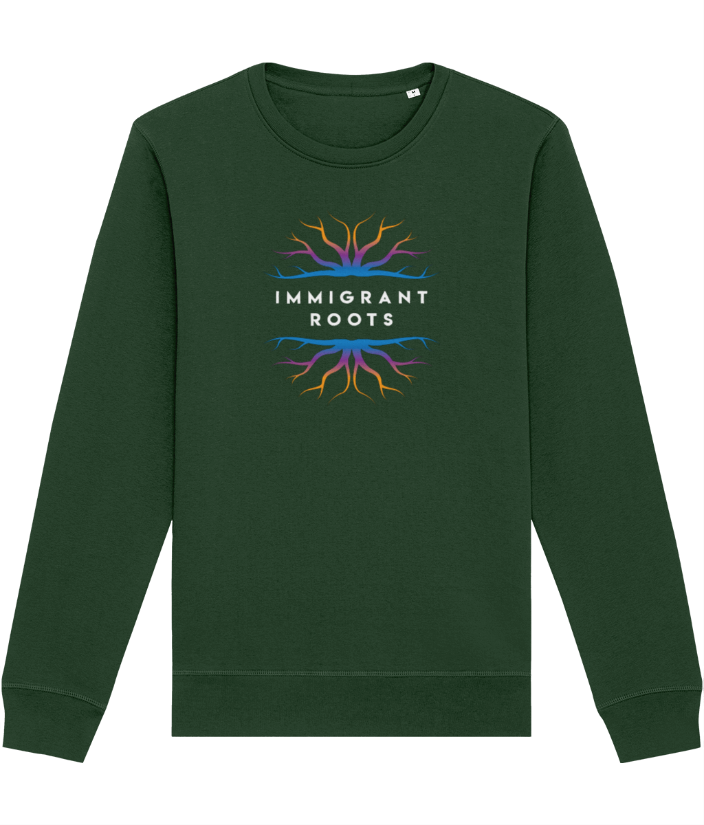 Urban 'Immigrant Roots' Organic Cotton Sweatshirt - Eco Sweatshirt