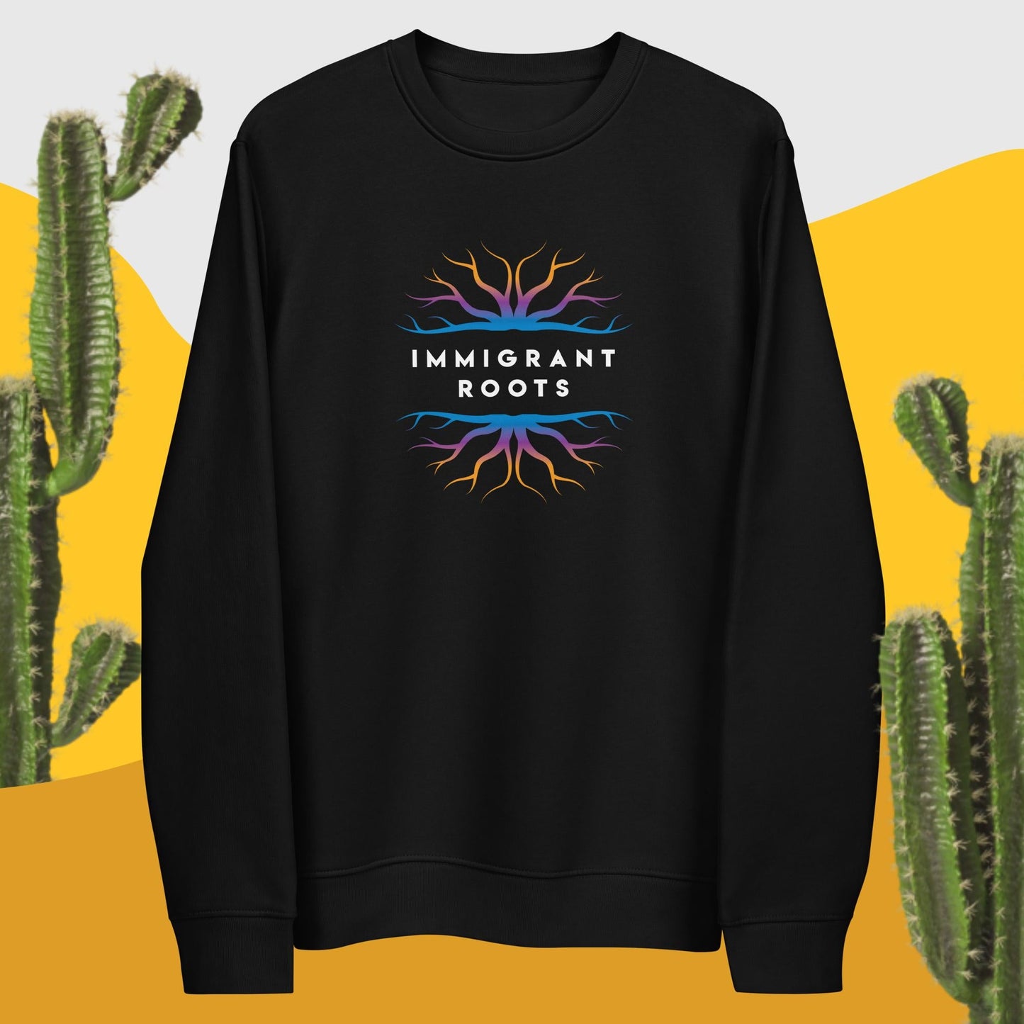 Urban 'Immigrant Roots' Organic Cotton Sweatshirt - Eco Sweatshirt