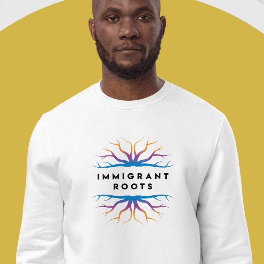 Urban 'Immigrant Roots' Organic Cotton Sweatshirt - Eco Sweatshirt