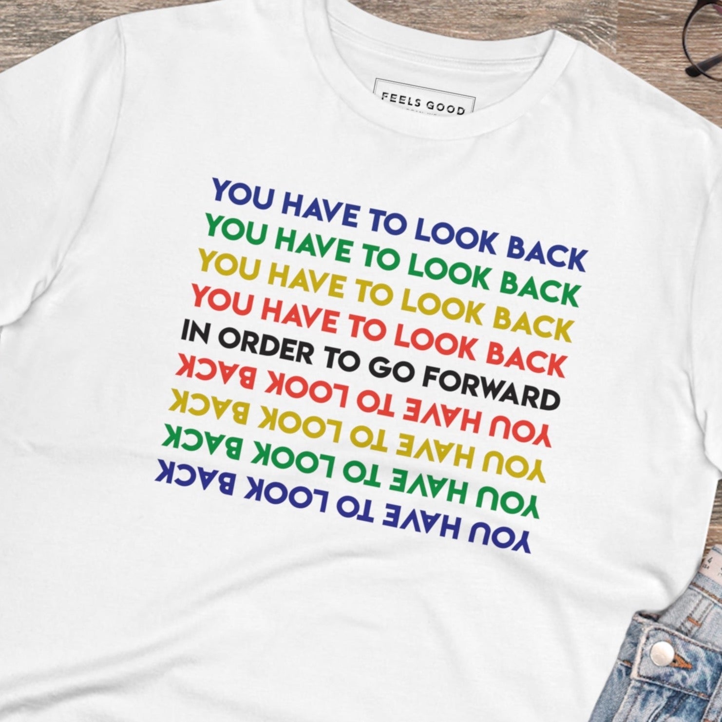 Urban 'Look Back To Look Forward' Organic Cotton T-shirt - Lauryn Hill