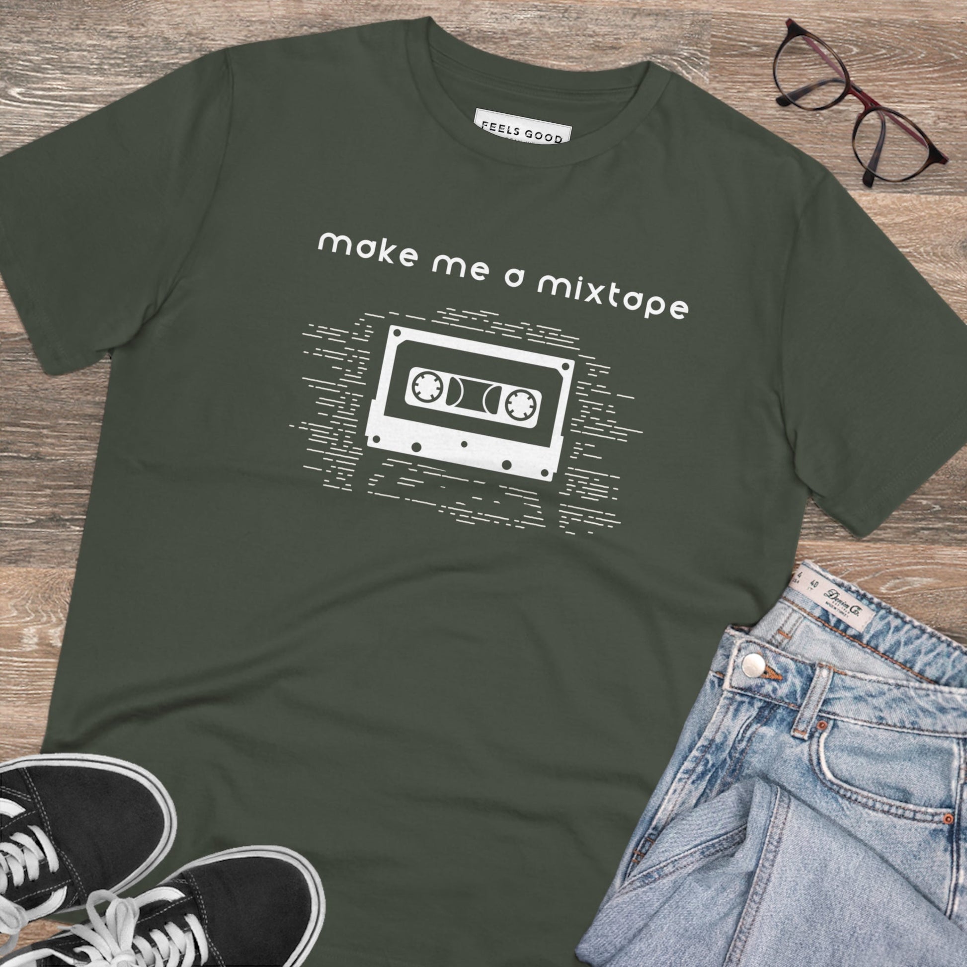 Urban 'Make Me A Mixtape' Organic Cotton T-shirt - Hip Hop Tshirt
