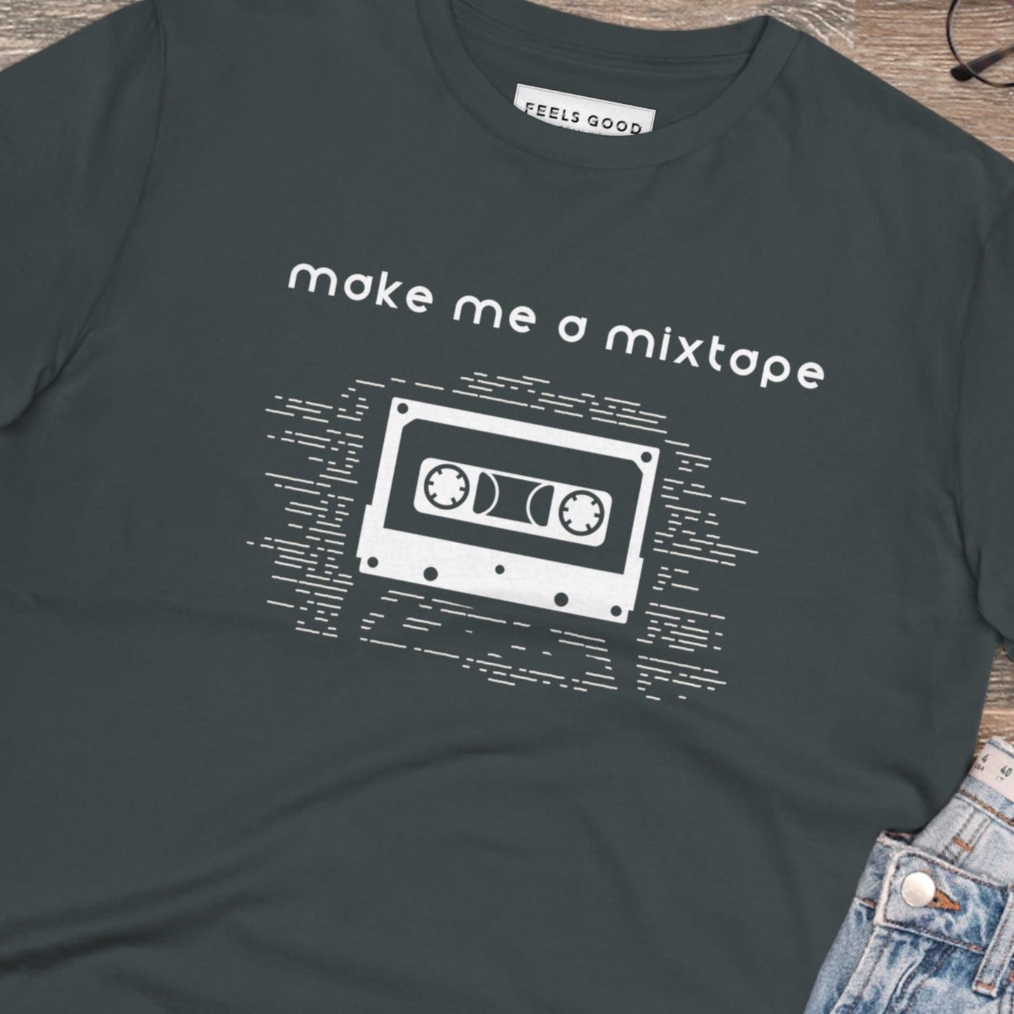 Urban 'Make Me A Mixtape' Organic Cotton T-shirt - Hip Hop Tshirt