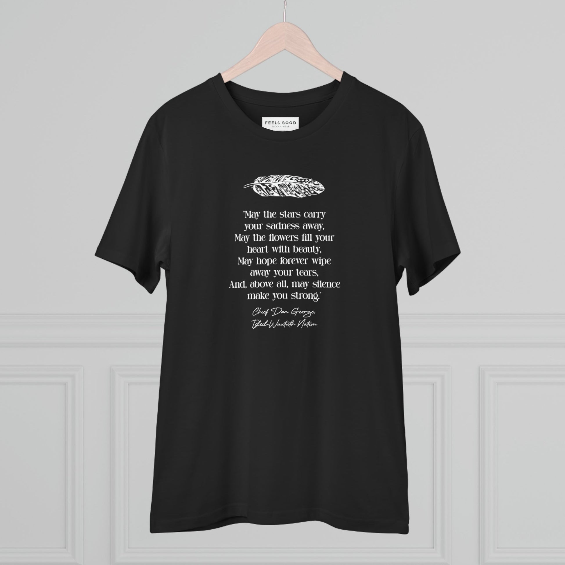 Urban 'Native American Prayer' Organic Cotton T-shirt - Famous Quote Tee