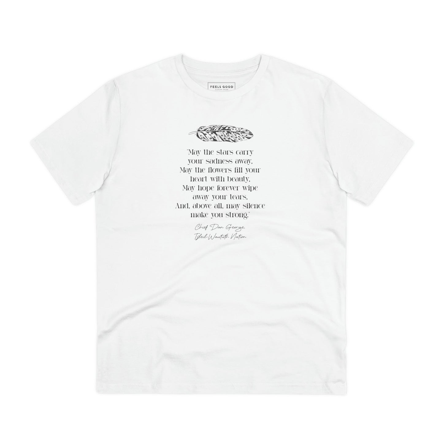 Urban 'Native American Prayer' Organic Cotton T-shirt - Eco Tshirt