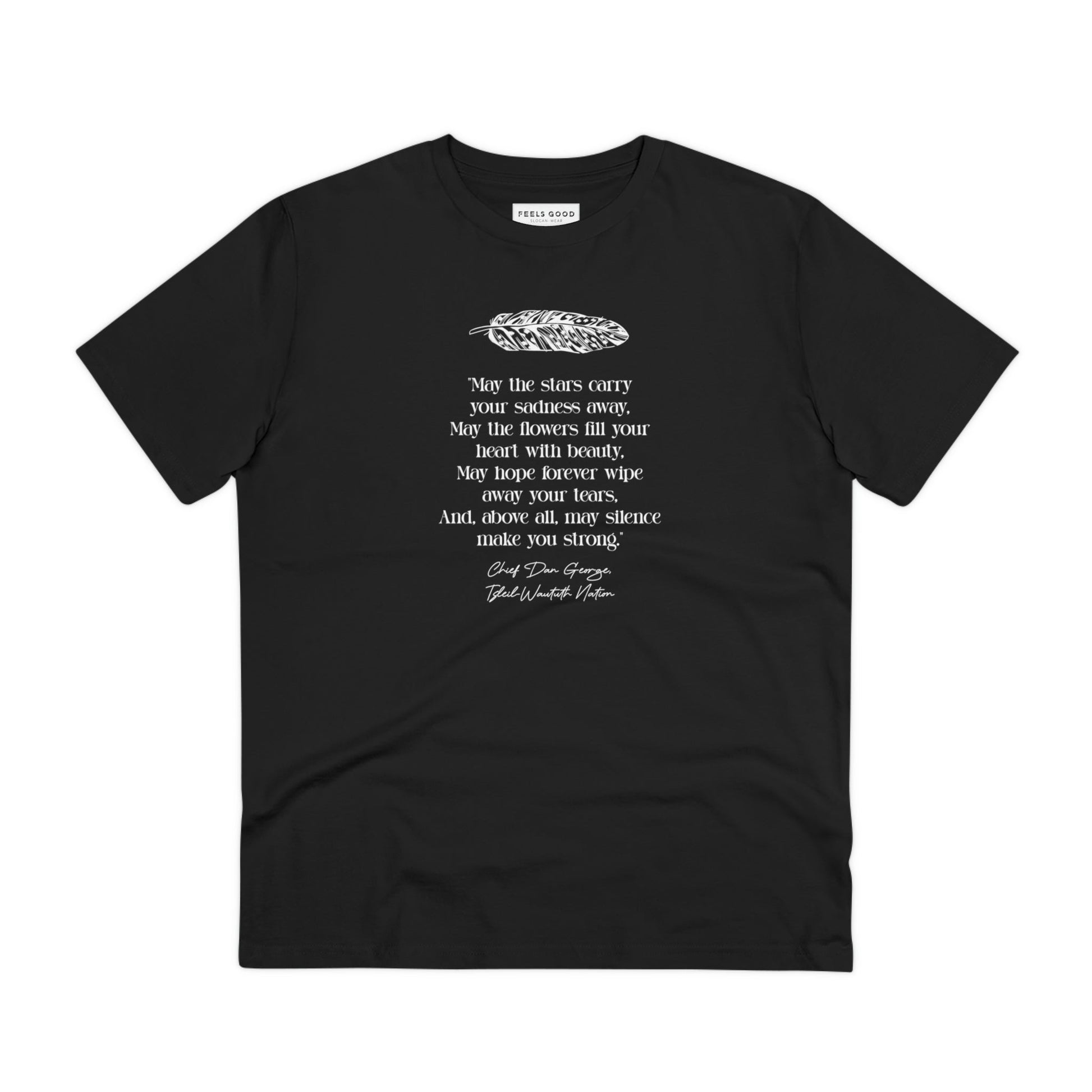 Urban 'Native American Prayer' Organic Cotton T-shirt - Famous Quote Tee