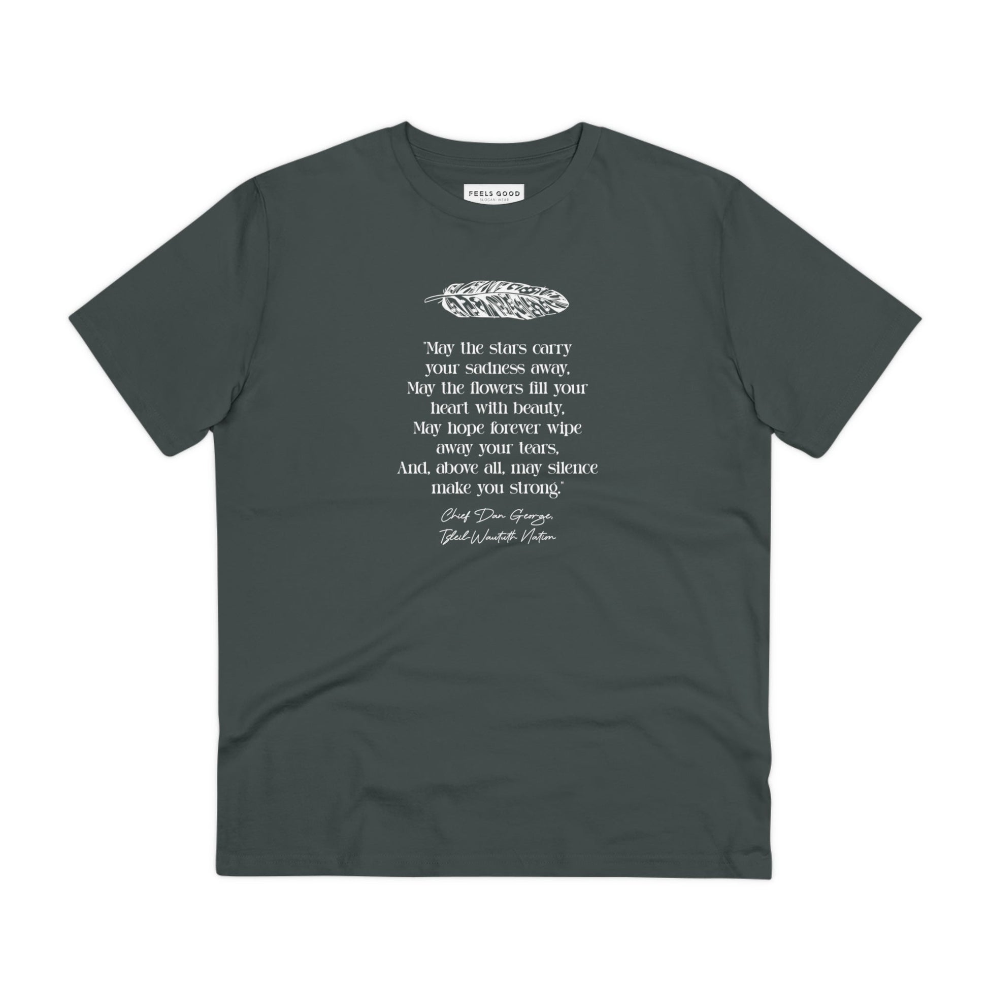 Urban 'Native American Prayer' Organic Cotton T-shirt - Famous Quote Tee