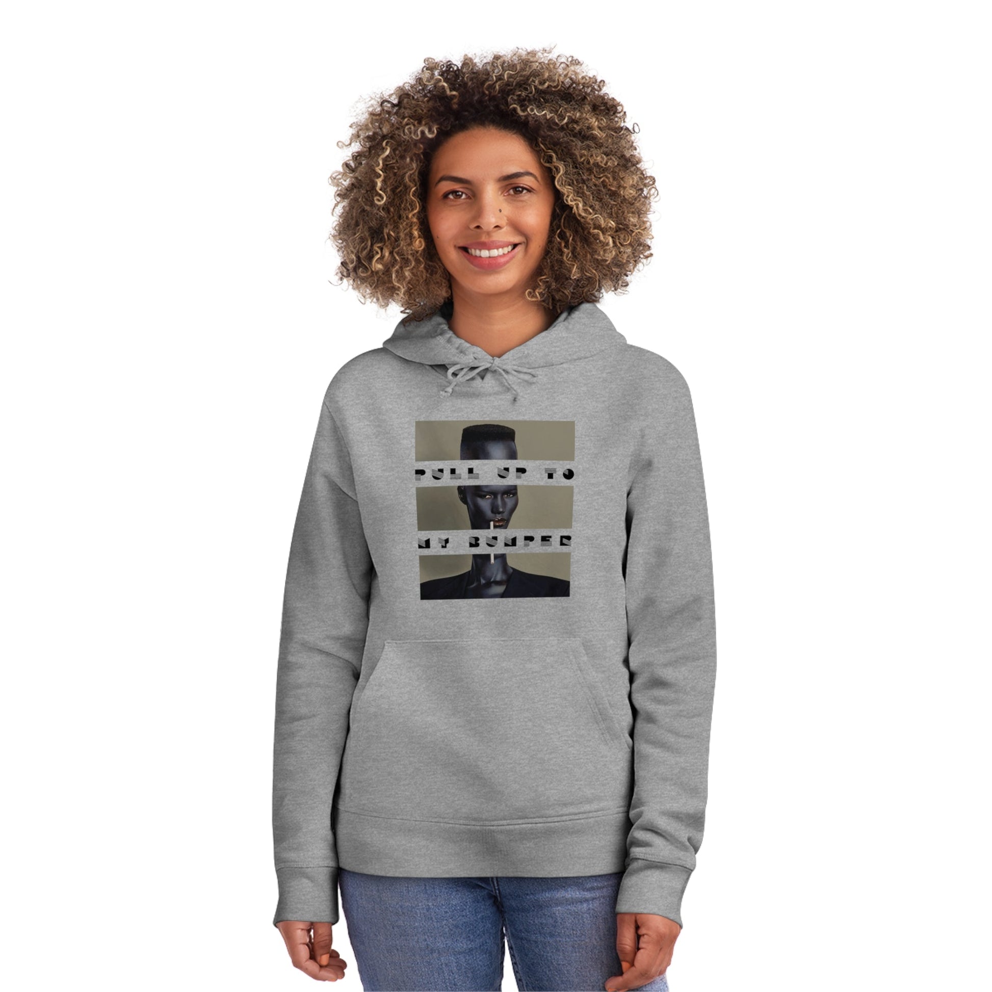 Urban 'Pull Up To My Bumper' Grace Organic Cotton Hoodie - Grace Jones Hoodie