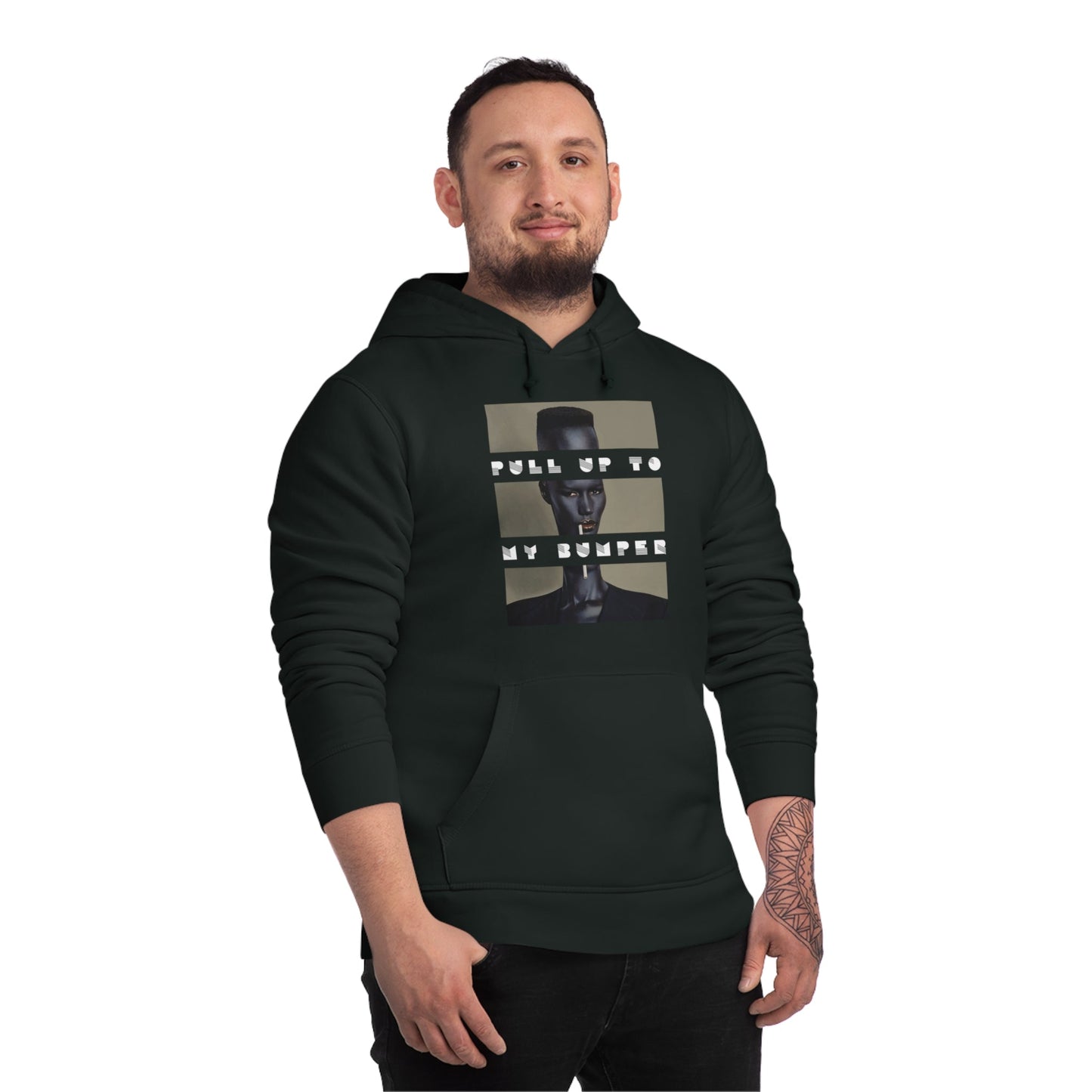 Urban 'Pull Up To My Bumper' Grace Organic Cotton Hoodie - Grace Jones Hoodie