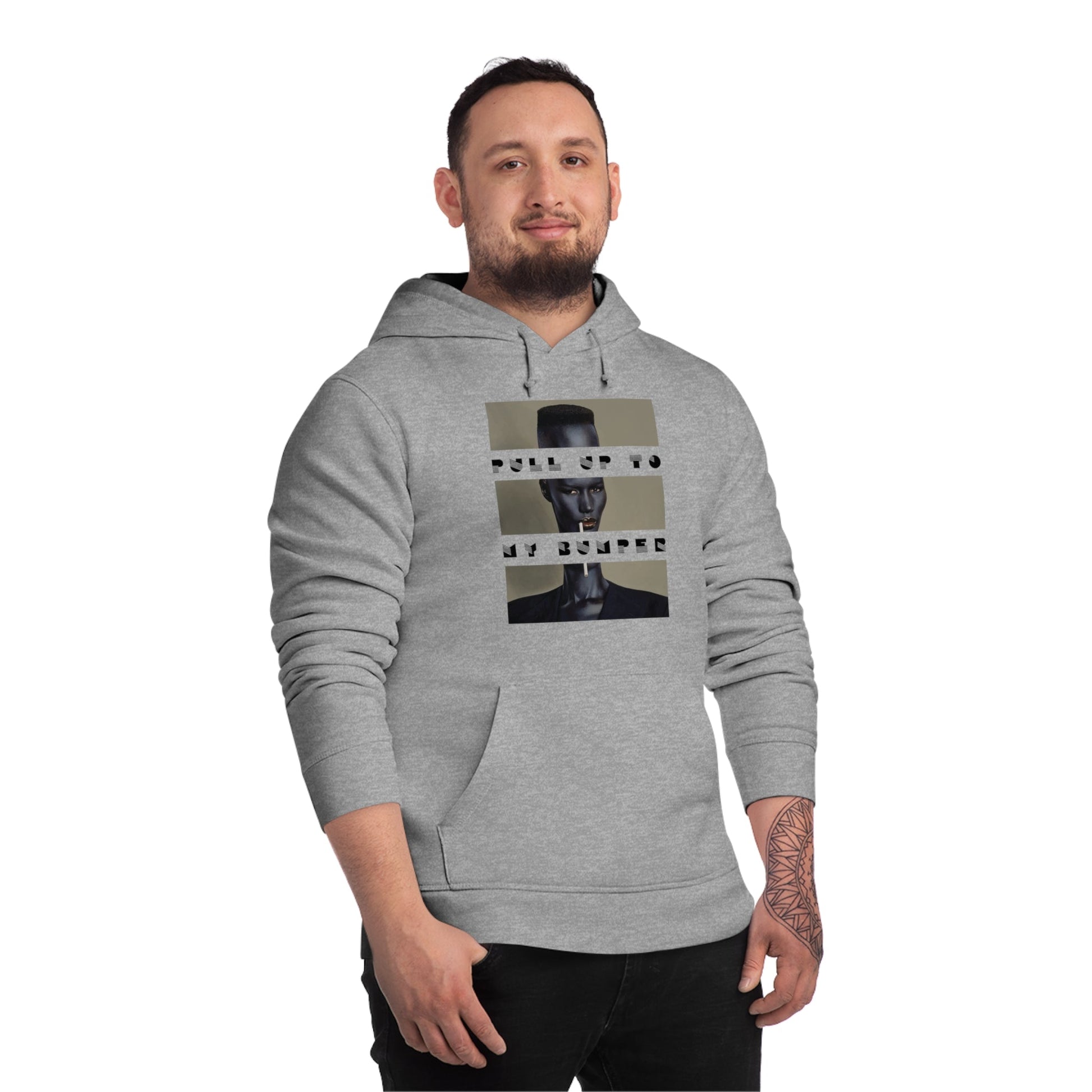 Urban 'Pull Up To My Bumper' Grace Organic Cotton Hoodie - Grace Jones Hoodie